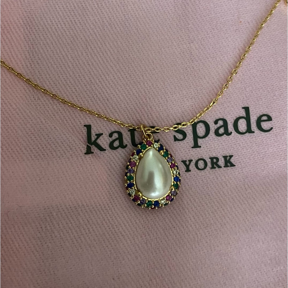 Kate Spade Brilliant State Pearl Necklace - Picture 2 of 4